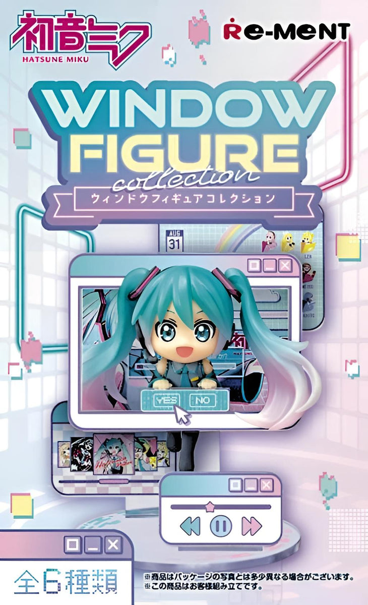 Hatsune Miku Window Figure Collection - Preorder – Bubble Wrapp Toys