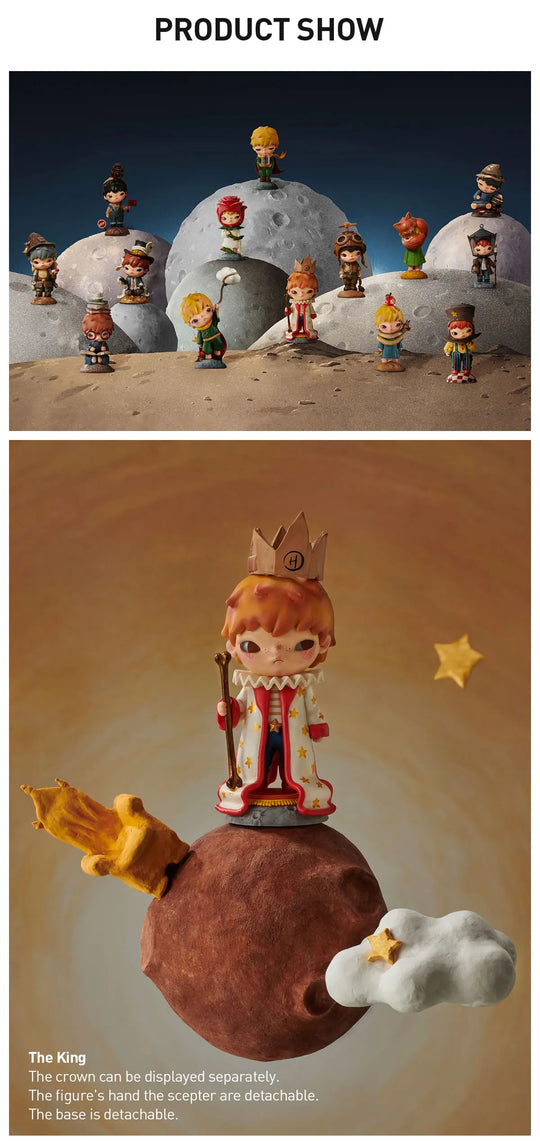 Hirono x Le Petit Prince Blind Box Series blind boxes POP MART x CRYBABY