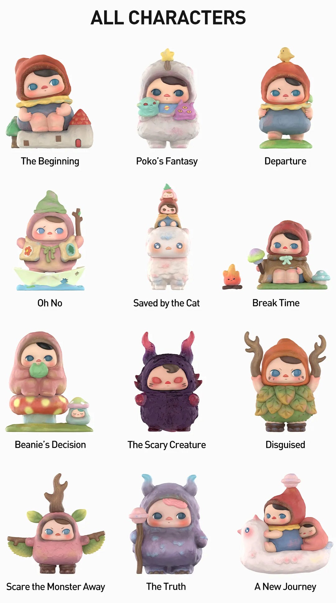 PUCKY Poko's Adventure Blind Box Series blind boxes POP MART x PUCKY