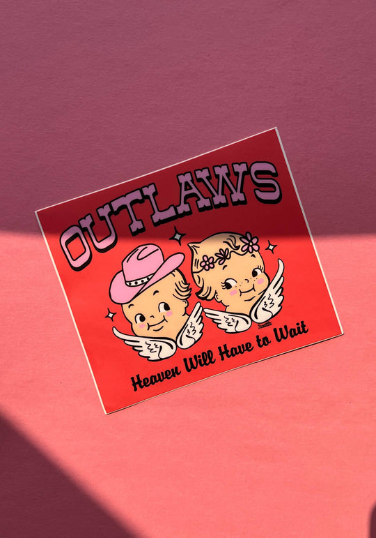 Angel Outlaws Big Vinyl Sticker