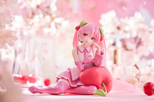 Sakura Miku Desktop Cute Figure (Cherry Cushion Ver.) - Preorder Art toy Taito