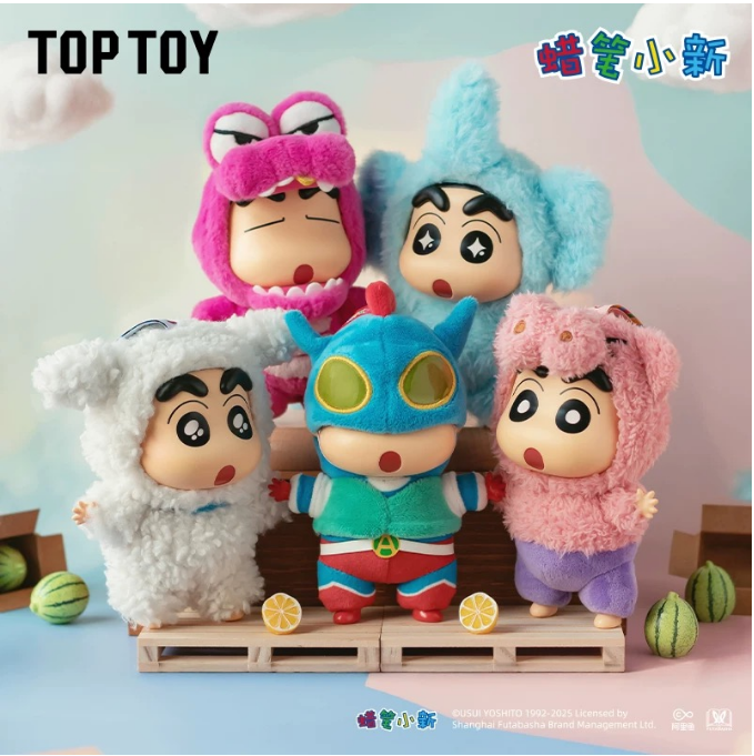 Crayon Shin-chan Dress Up Party Series Vinyl Plush Figure- Preorder Blind Box TOP TOY