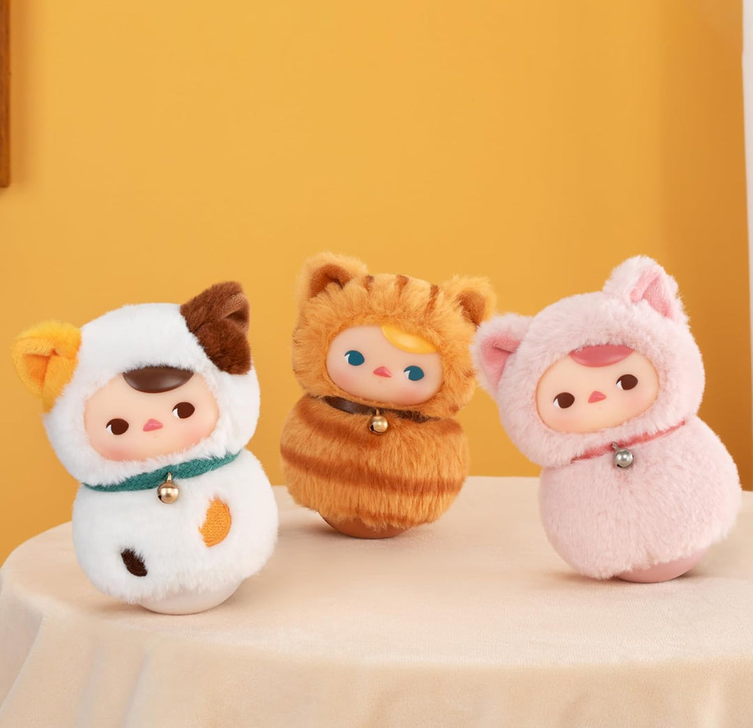 PUCKY Roly-Poly Kitty Series blind boxes PUCKY x POP MART