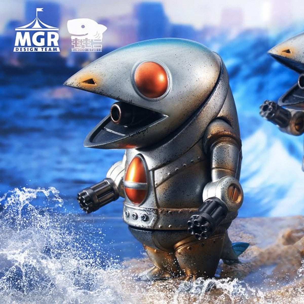 Mecha Saury Navy by Momoco by MGR DESIGN TEAM X MOMOCO STUDIO Designer Art Toy MGR DESIGN TEAM X MOMOCO STUDIO