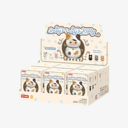 PUCKY Roly-Poly Kitty Series blind boxes PUCKY x POP MART