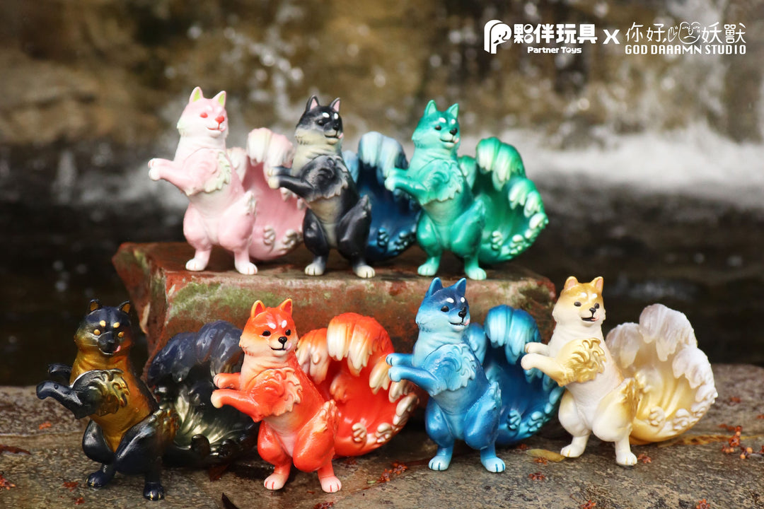 Hokusai Nami Shiba by PARTNER TOYS Gashapon PARTNER TOYS