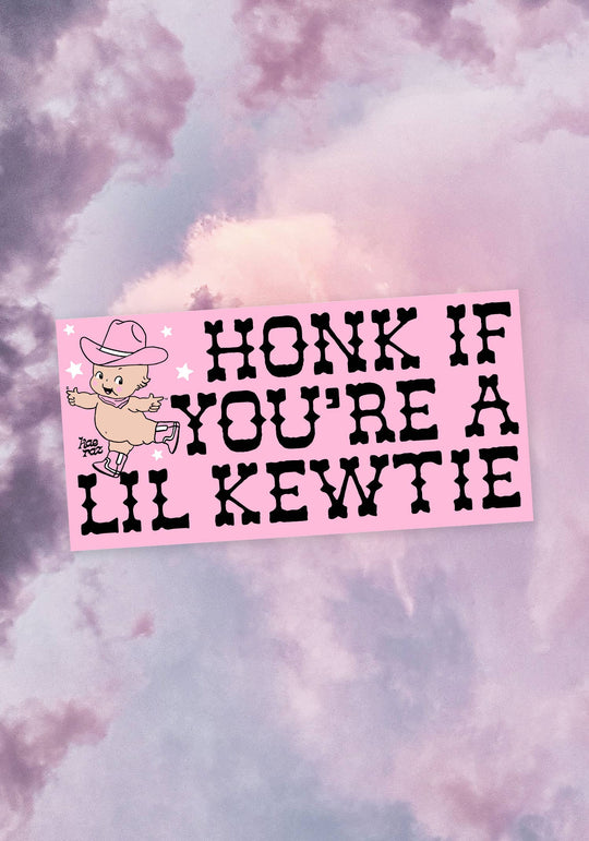 Cowpoke Kewtie Bumper Sticker kaeraz