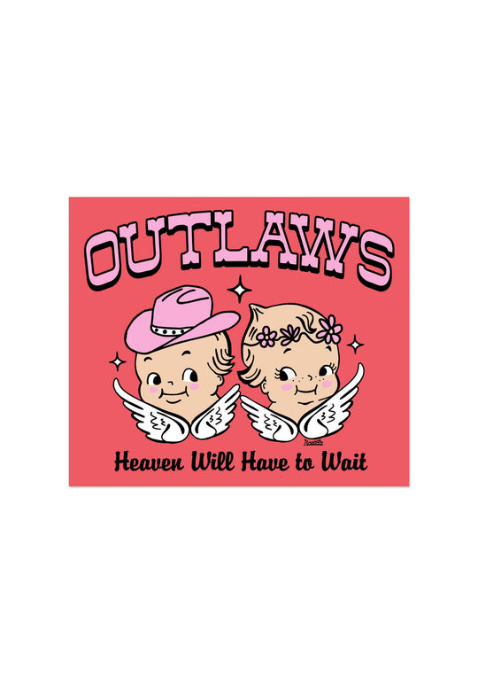 Angel Outlaws Big Vinyl Sticker