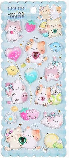 SUPER PUFFY ASSORTED STICKERS