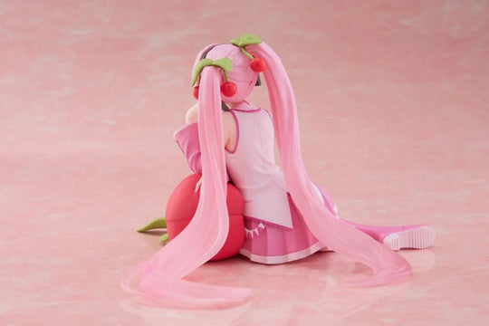 Sakura Miku Desktop Cute Figure (Cherry Cushion Ver.) - Preorder Art toy Taito