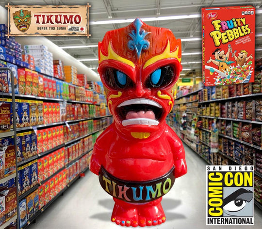 FRUITY PEBBLES TIKUMO – Super Tiki Sumo by Gerald Okamura Gerald Okamura