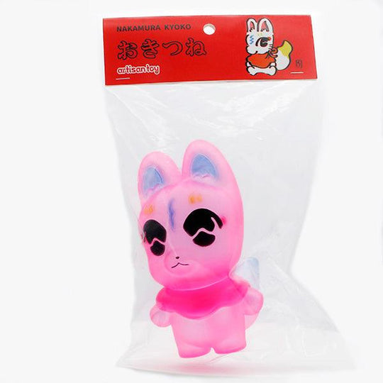 Kyoko Nakamura Okitsune Fluorescent Pink - Bubble Wrapp Toys