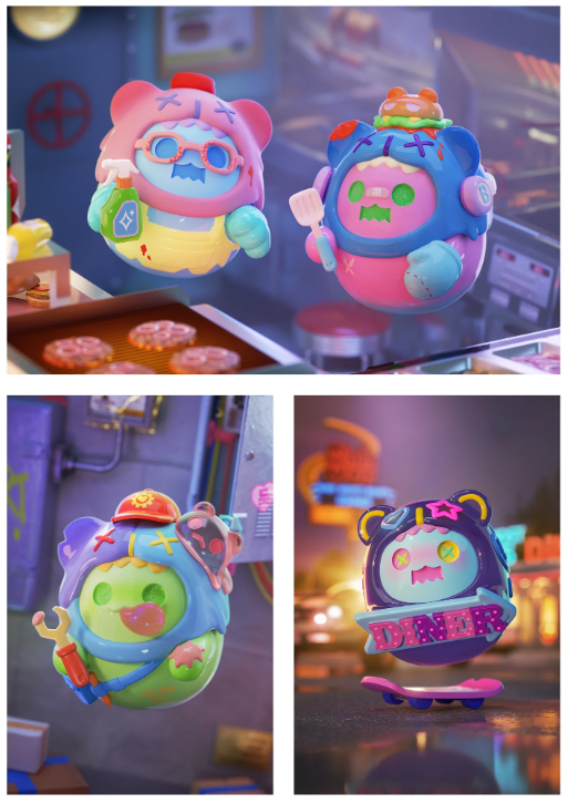 Strange Ghost Diner - Preorder blind boxes Shin Woojung x F.UN