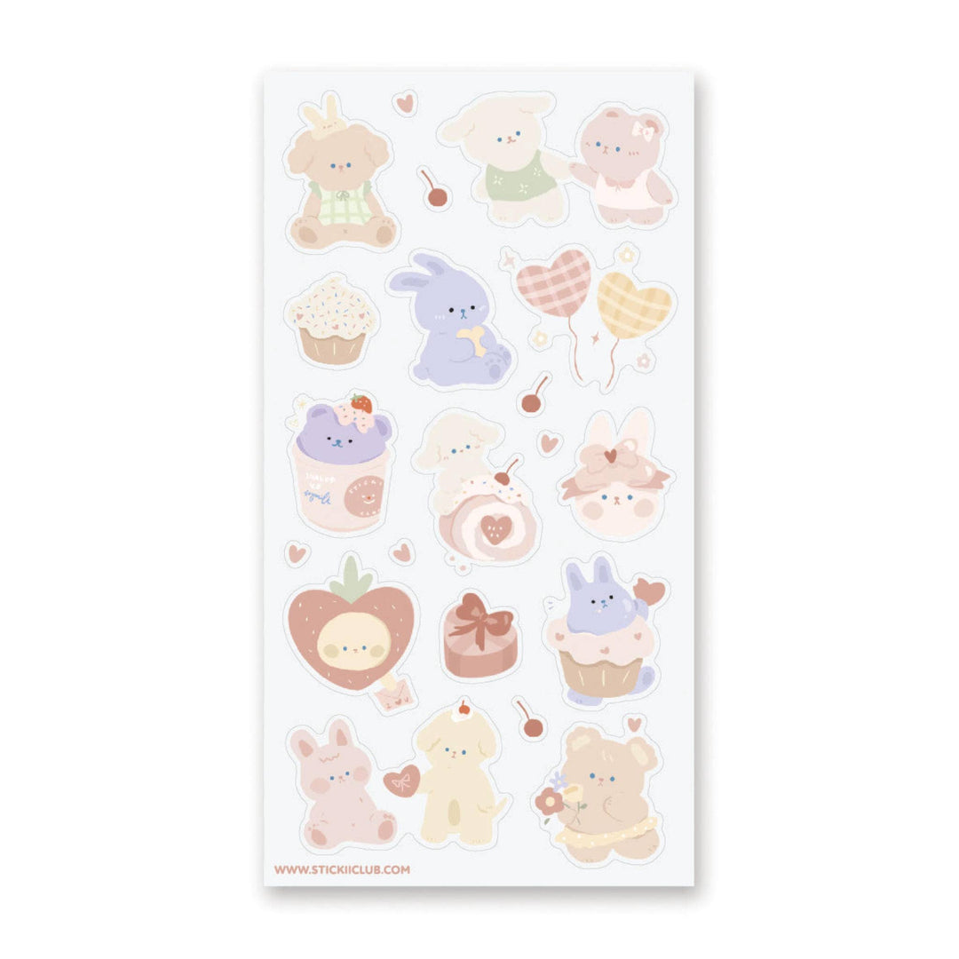 Sweet as Cake Sticker Sheet Sticker STICKII