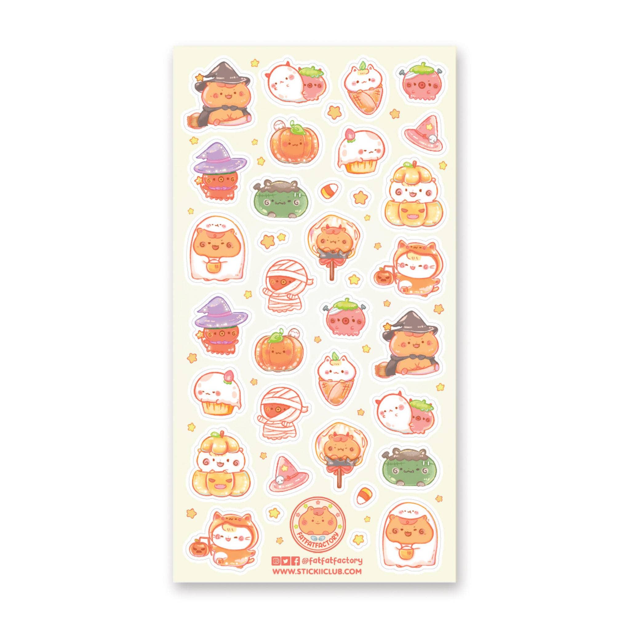 Cutie Costumes Sticker Sheet - Bubble Wrapp Toys