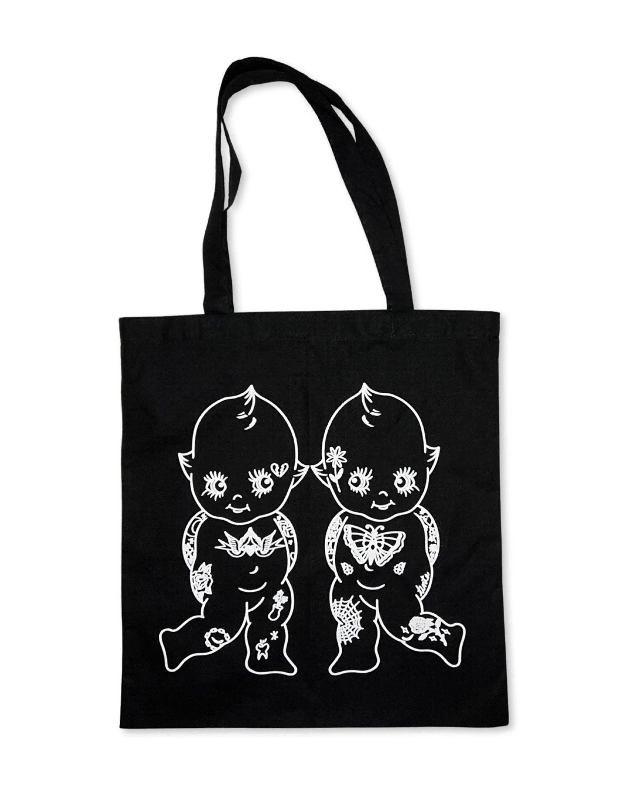 Tattooed Kewpie Tote Bag tote Tinta