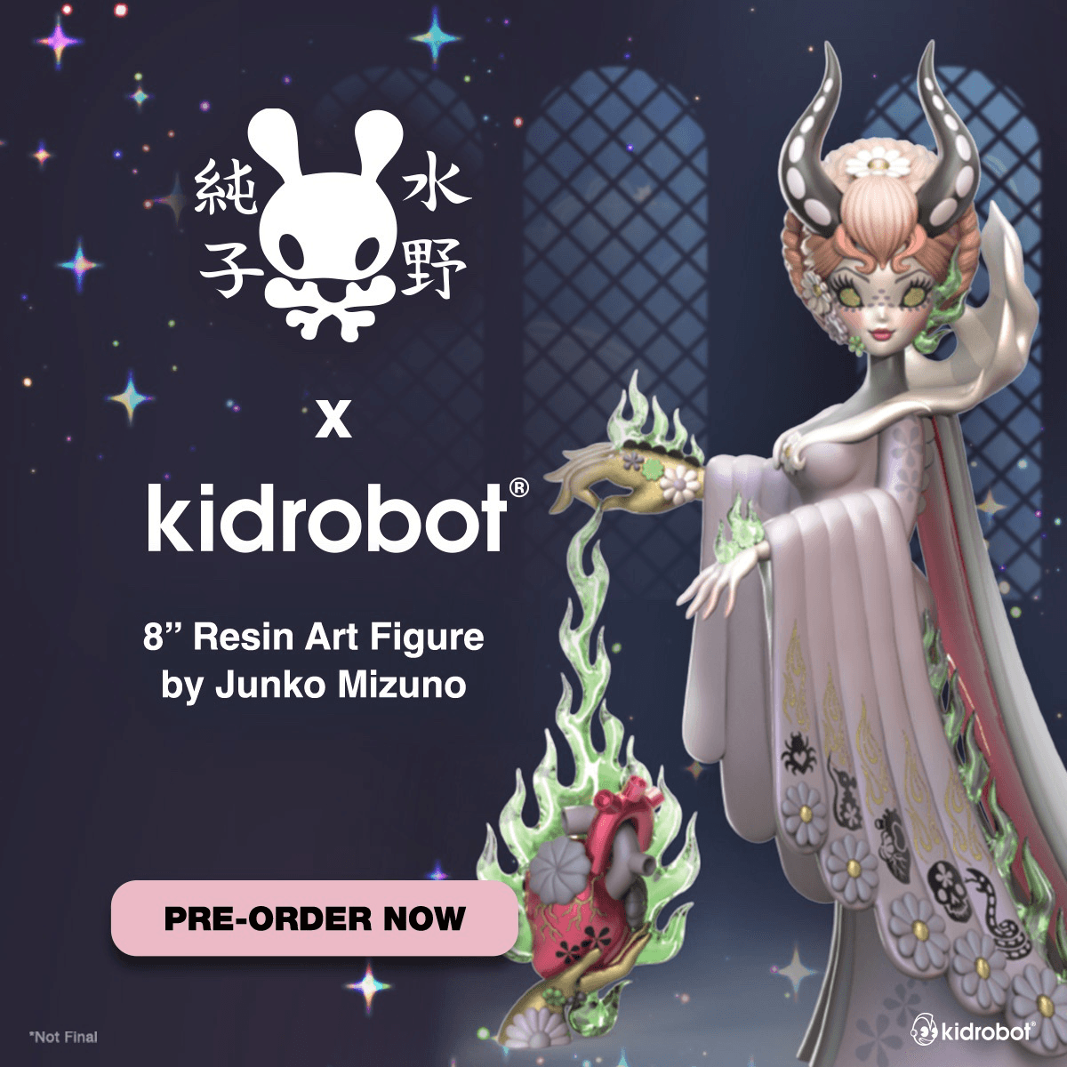 WITCH QUEEN 8" RESIN ART FIGURE BY JUNKO MIZUNO Designer Art Toy Kidrobot